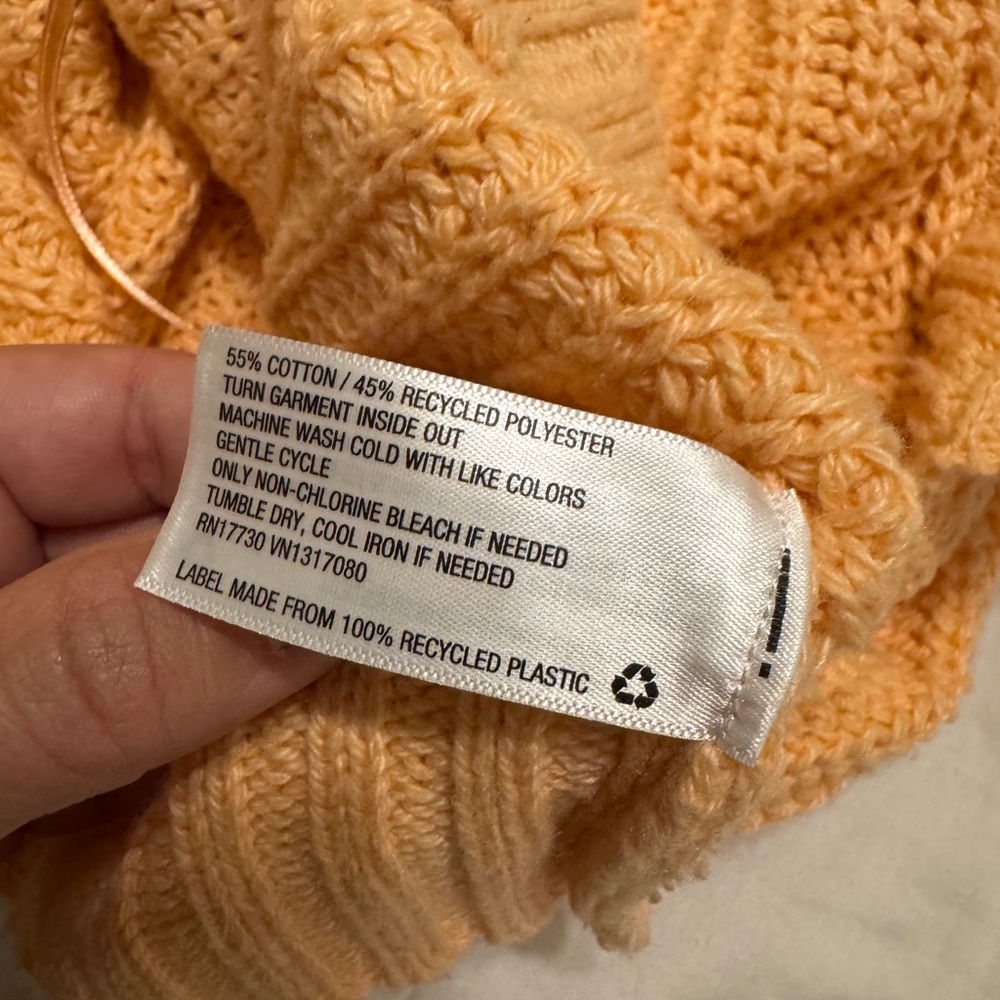Universal Thread Women's Ruffled Knit Sweater - Peach - Picture 7 of 7